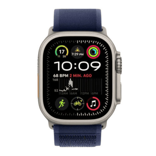 Apple Watch Ultra 2 GPS + Cellular 49mm Natural Titanium Case with Blue Trail Loop M/L